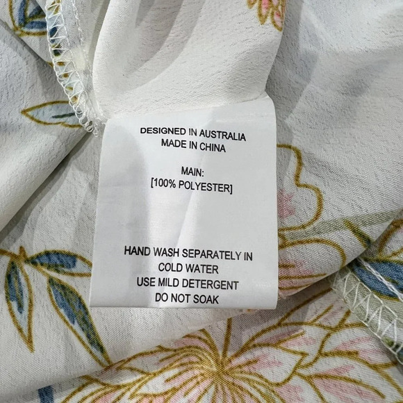 NWT Petal & Pup White Floral Bohemian Midi Dress $99 - Picture 12 of 12